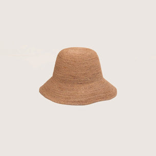 Sunny Husk | Crushable Straw Bucket Hat