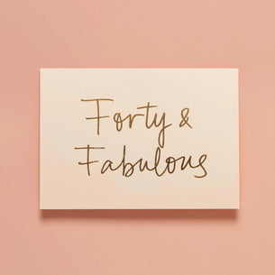 Gabrielle Celine Forty & FABULOUS 