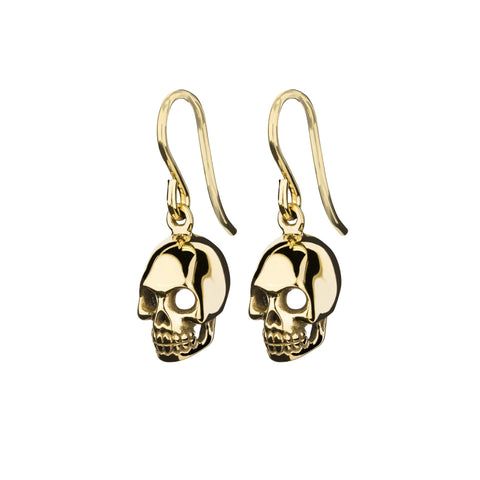 itutu Skull Earrings - Gold