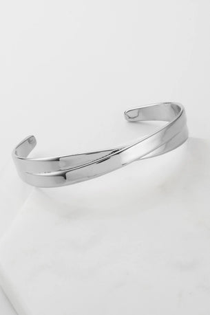 Madi Bracelet Cuff - Silver