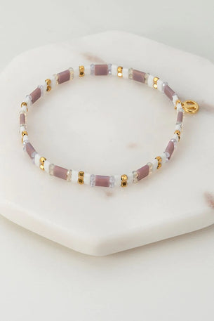Tile Bracelet - Lilac