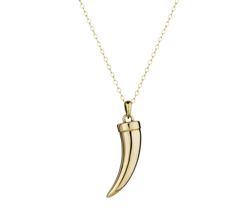 itutu Solid Bronze Tusk Pendant