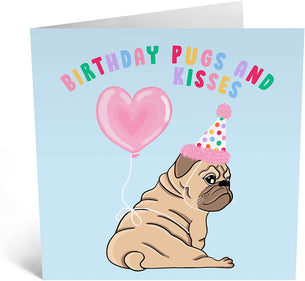 Birthday Pugs and Kisses