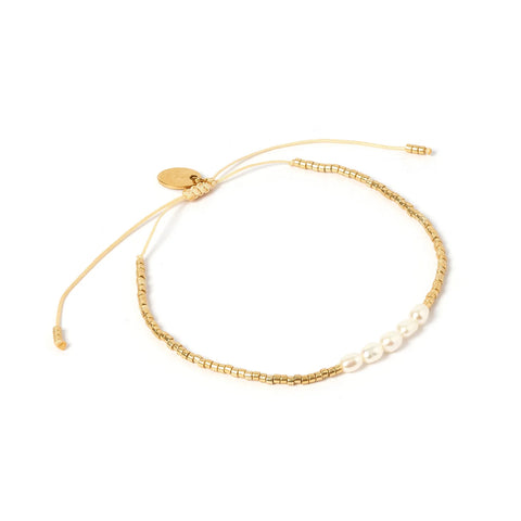 SELINE GOLD AND PEARL BRACELET