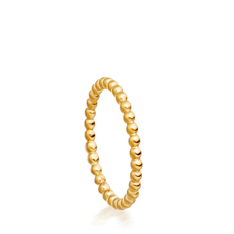 itutu Gold Filled Beaded Ring