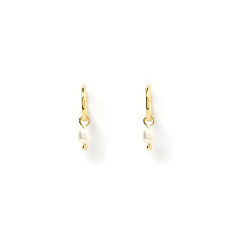 Cordelia Pearl Earrings - Gold