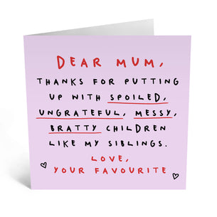 Dear Mum