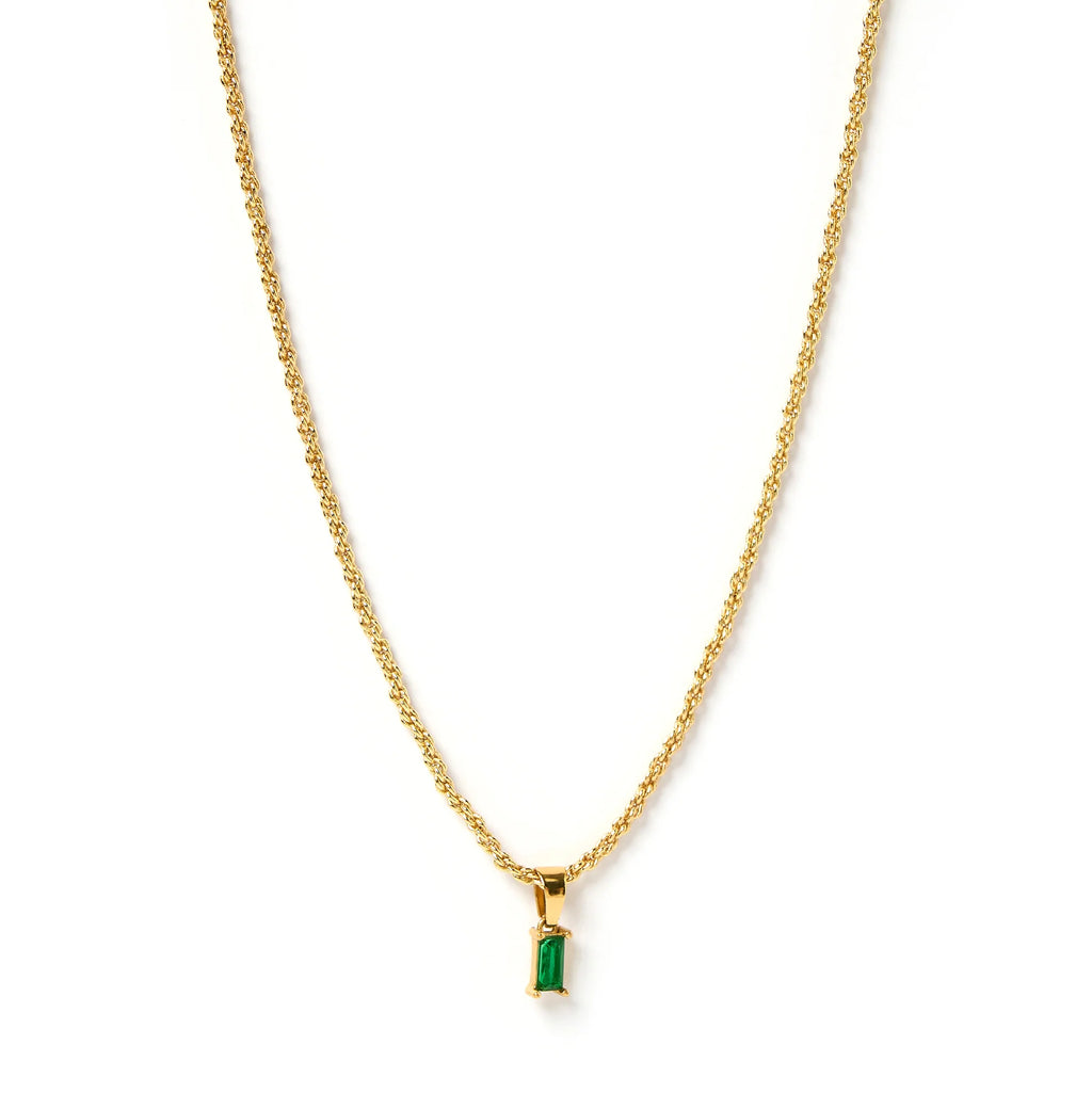 GIA GOLD NECKLACE - EMERALD