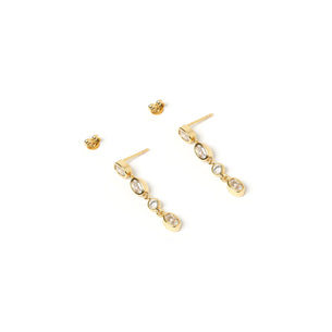 Arms of Eve Isadora Gold Earrings - Stone