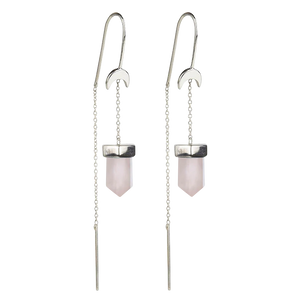 Kyoti jewellery Kyoti Mini Threads Rose Quartz Silver