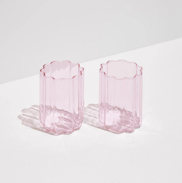 Fazeek Two Wave Glasses - Pink