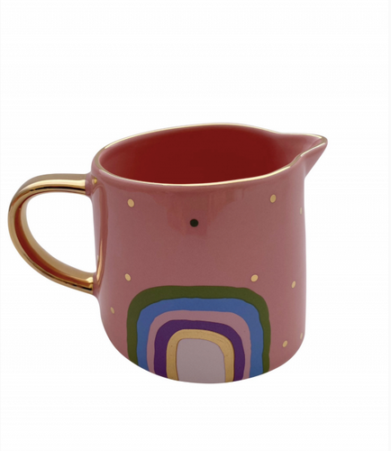 Carla Dinnage Pink mini Rainbow jug