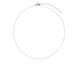 Kyoti Fine Silver Cable Chain 16-18"