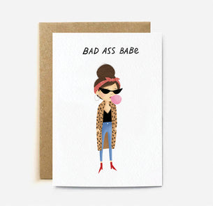 Bad Ass Babe card