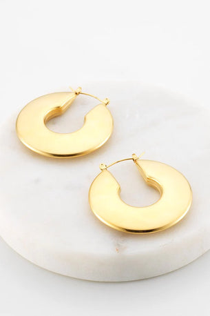 Kate Hoop Earrings - Gold