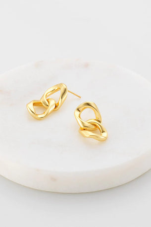 Savannah Earrings - Gold