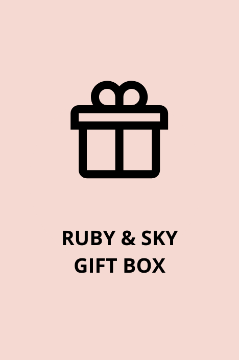 Ruby & Sky Gift Box with Ribbon
