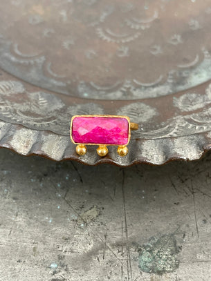 Ottoman Ring - Ruby