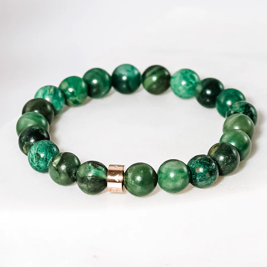 African Jade Crystal Bracelet