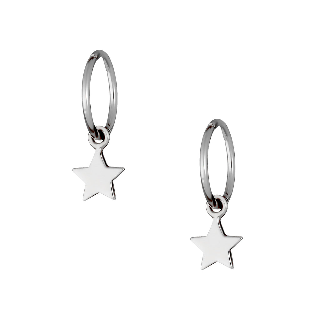 itutu Sterling Silver Star Earrings