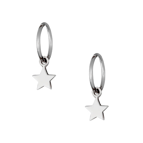 itutu Sterling Silver Star Earrings