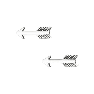 Sterling Silver Studs - Tiny Arrow