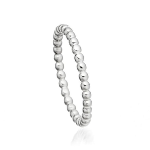 itutu Sterling Silver Beaded Ring