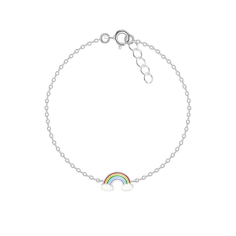itutu Kids Silver Rainbow Bracelet