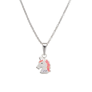 itutu Kids Sterling Silver Unicorn Necklace